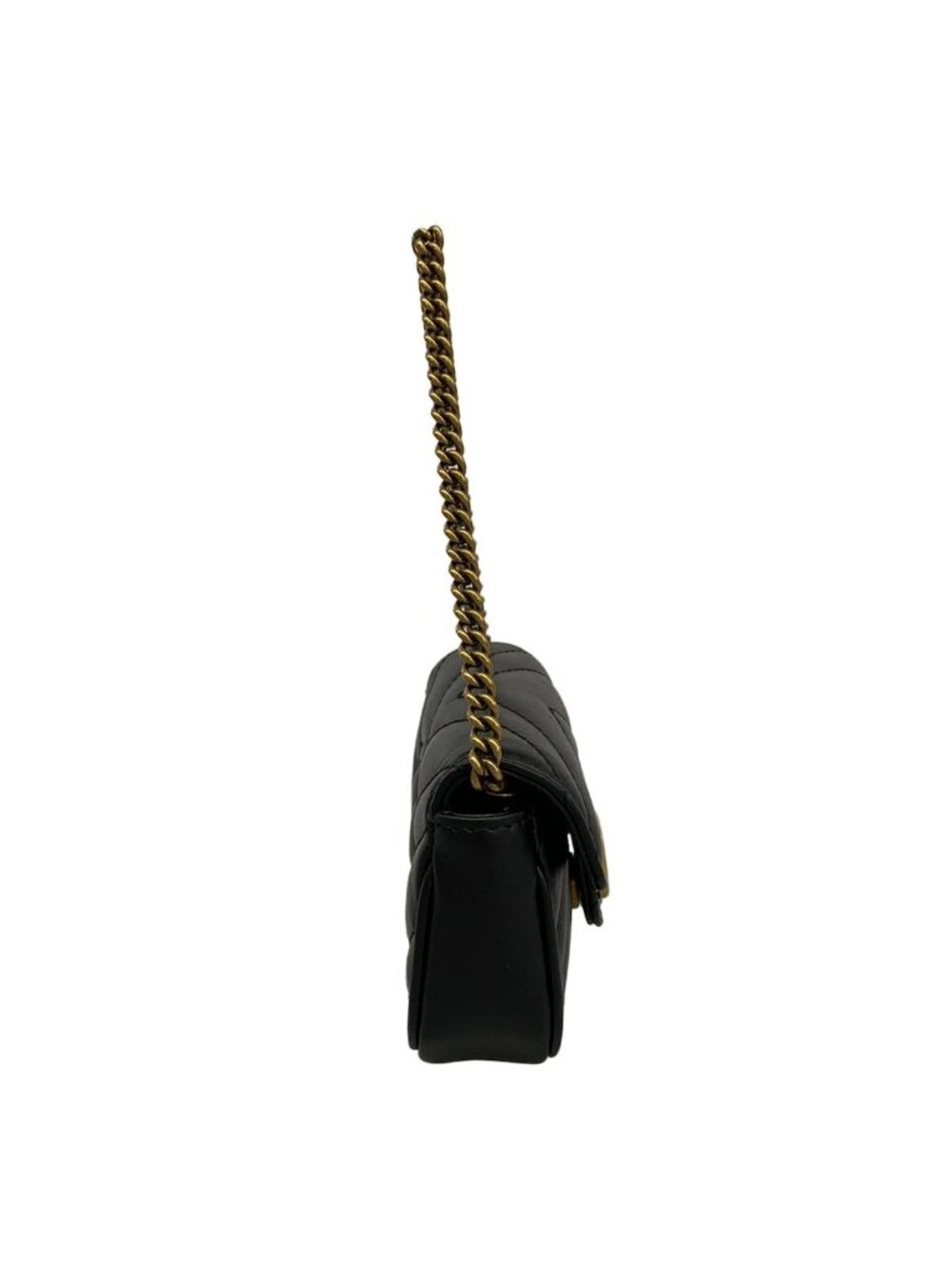 Gucci Handbag GG Marmont Black Leather - Picture 2 of 15